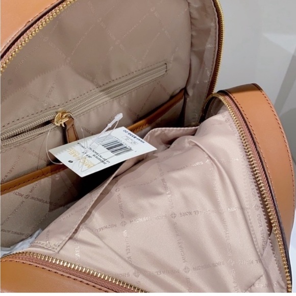 Michael Kors White and Tan Backpack main image 9